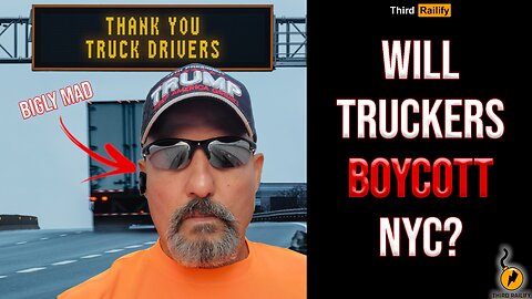 Truckers BOYCOTT New York after former president was fined $355 million in NYC fraud case