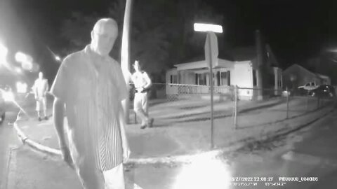 BODYCAM: Tom Browning undergoes sobriety test after crashing into house