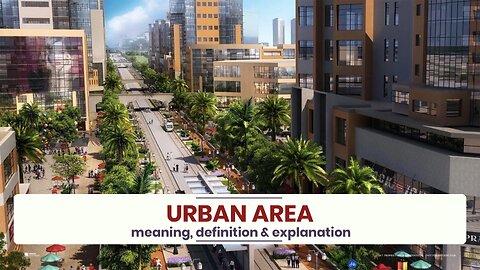 What is URBAN AREA?