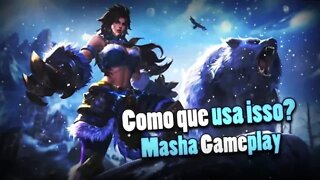 EU NÃO SEI JOGAR COM ISSO MAS CÊS PEDIRAM • MASHA GAMEPLAY | Mobile Legends