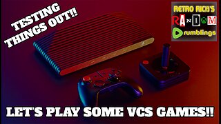 Atari VCS - Let's play some games and hang! Retro Rich's Random Rumblings - 12/26/2023