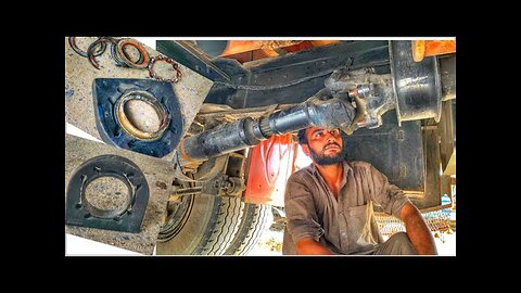 How To Replace Truck Centre Bearing Rubber || Centre Bearing Replacement