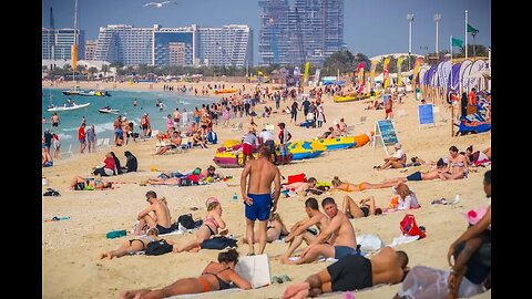 JBR Beach In dubai UAE