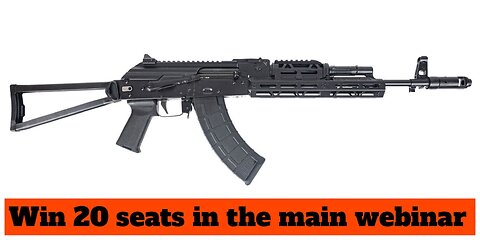 PSA AK-103 GF3 MINI #1 for 20 seats in the main webinar