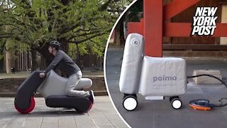 Weird inflatable scooter is riding into the future