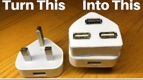 How to make a multiple USB port plug