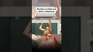 Shutoku vs Kaijo and Seirin vs Rakuzan 😤 #anime #kurokonobasket #fyp