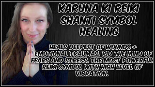 Reiki Shanti Symbol - Healing Wounds & Trauma - Remove Fear & Stress - Raise Your Vibration