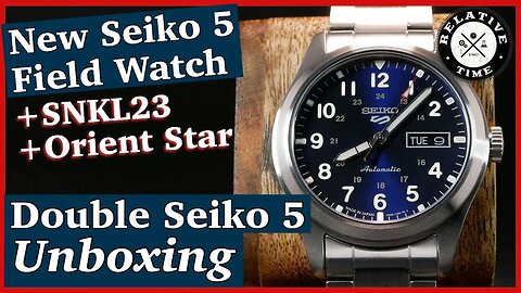 2021 New Seiko 5 Watch! SRPG29 | Double Seiko 5 Unboxing + Orient Star