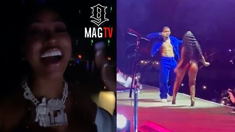 Yung Miami Attempts To Sing "Superstar" Backstage At Usher's Concert! 🗣