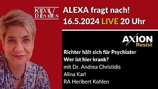 🔴💥LIVE - Alexa fragt nach bei Dr. Andrea Christidis, Alina Karl und RA Heribert Kohlen💥