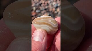Perfect little agate found in Lake Superior!