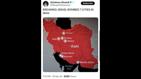 Israel Bombed 7 Cities In Iran On Ayatolla Khomeini Birthday