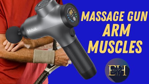 Massage Gun For Tennis Elbow Muscles | How to use a massage gun on your arm muscles | Mebak 3