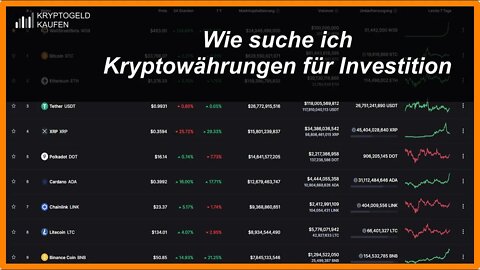 Wie suche ich Kryptowährungen für langfristige Investition