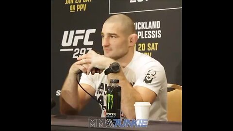 UFC star Sean Strickland torches Canadian reporter during live presser.