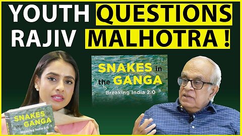Radhika From Indus University questions Rajiv Malhotra | Youth Wants to Know!