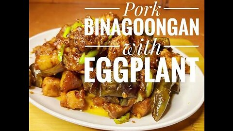 Easy to cook Pork binagoongan with Eggplant