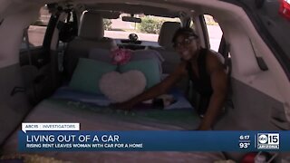 Valley senior living in car after rent increase