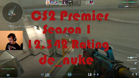 CS2 Premier Matchmaking - Season 1 - 12,342 Rating - de_nuke