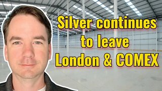 Rob Kientz: Silver continues to leave London and COMEX registered vaults