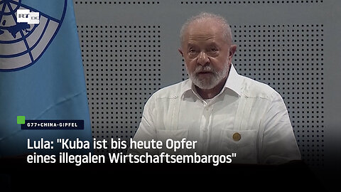 Lula: "Kuba ist bis heute Opfer eines illegalen Wirtschaftsembargos"