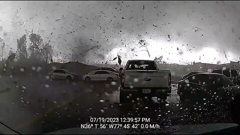 The Moment Tornado Hits Pfizer Plant