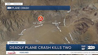 Plane crash near Ridgecrest kills two