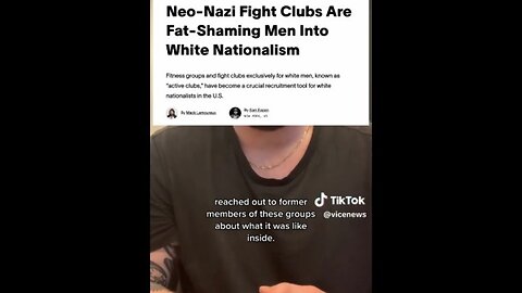 NEO NAZI FIGHT CLUBS