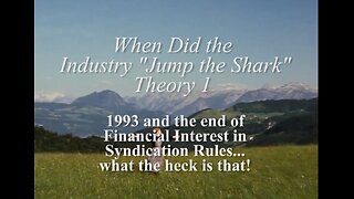 When Did the Entertainment Industry "Jump the Shark?" (Theory 1)