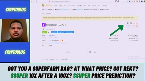 Got You A SuperFarm Bag? At What Price? Got Rekt? $SUPER 10X After A 100X? $Super Price Prediction?