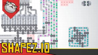 Linhas de PRODUÇÃO e EFICIÊNCIA Abstrata - Shapez.Io [Conhecendo o Jogo Gameplay Português PT-BR]