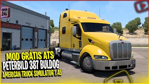 Saiu Peterbild 387 BulDog para American Truck Simulator vers!ao 1.45