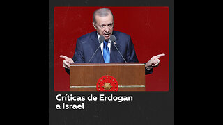 Presidente de Turquía repudia bombardeos masivos de Israel en Gaza