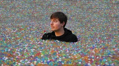 I put 100 million orbeez in my friend's backyard