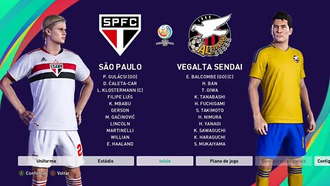SÃO PAULO-BRA x VEGALTA SENDAI-JAP | MUNDIAL DE CLUBES 2022 - SEMI | MASTER LEAGUE