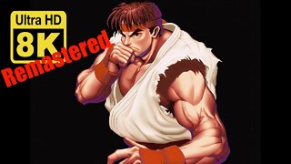 SUPER STREET FIGHTER 2 INTRO 8K (Remastered with Neural Network AI)