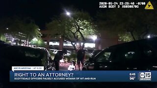 Did Scottsdale officers violate innocent woman’s right to an attorney?