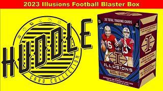 Pulling Top Rookies & Emerald Cards From A 2023 Panini Illusions Football Blaster
