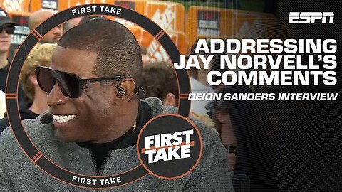 Deion Sanders Addresses Jay Norvell's Comments And Talks Shedeur's Future | First Take