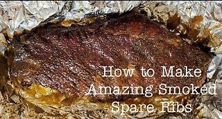 Amazing Smoked Spare Ribs made Simple and Easy!! - Part 1 - Trim and Rub