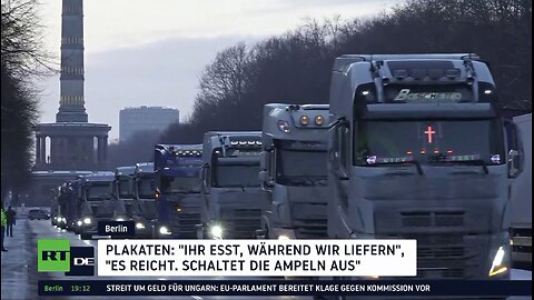 Lkw-Proteste: Mauterhöhung und CO2-Abgabe sorgen für Unmut bei Fernfahrern und Spediteuren