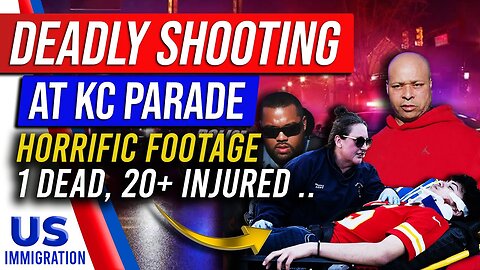 JUST NOW: KC PARADE SHOOTING 🔥 HORRIFIC FOOTAGE OF MULTIPLE PEOPLE SHOT 🚨 KC CHIEFS SHOOTING