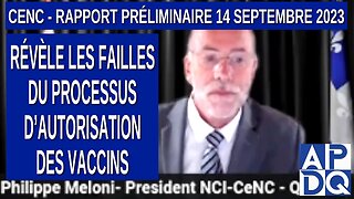 CeNC - Révèle les failles du processus d’autorisation des vaccins