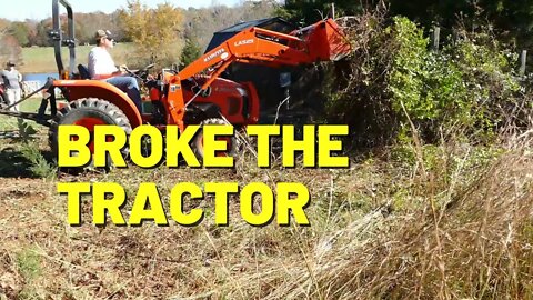 #201 Demolition Project HALTED By Broken Tractor