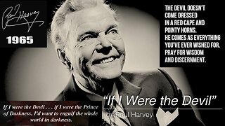 #86 ARIZONA CORRUPTION EXPOSED: If I Were The Devil - Paul Harvey Broadcasted In 1965 - Welcome To The United States In 2023!