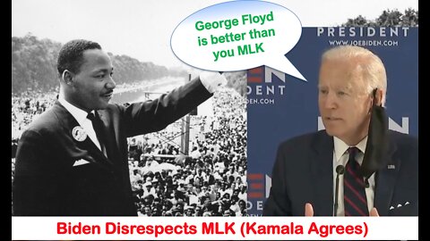 Biden Disrespects MLK Jr (comedian K-von rewrites U2 song)