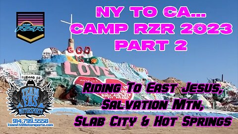 Glamis Camp RZR 2023 Pt 2 - Exploring the California Desert: Glamis Dunes to Slab City Adventure!