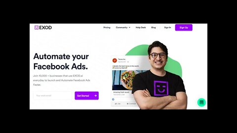 AI optimized Facebook ad campaigns using saas Exod.ai (review & walkthrough) Automation for Business