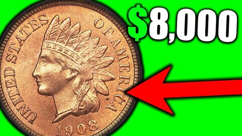 Super RARE 1908 Indian Head Pennies THAT ARE WORTH MONEY!!